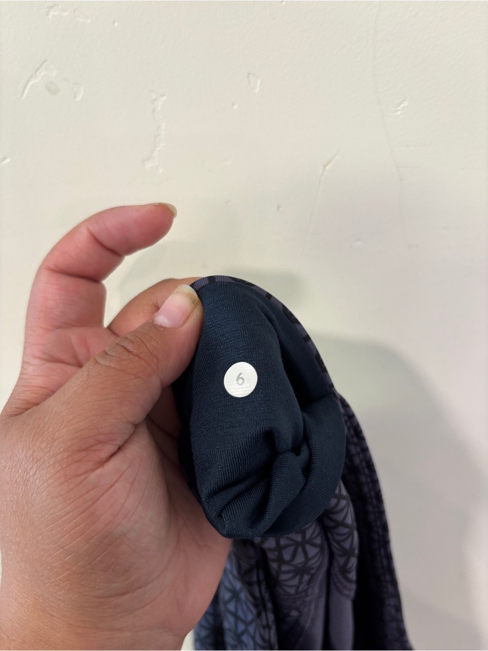 Lululemon Boogie Short Tri Geo Purple / Dark Grey Booty Shorts Women’s Size 6 - Picture 4 of 4